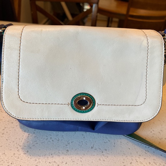 Coach PARK COLORBLOCK VIOLET (COACH F24801) SILVER/FRENCH BLUE MULTI - Picture 11 of 16